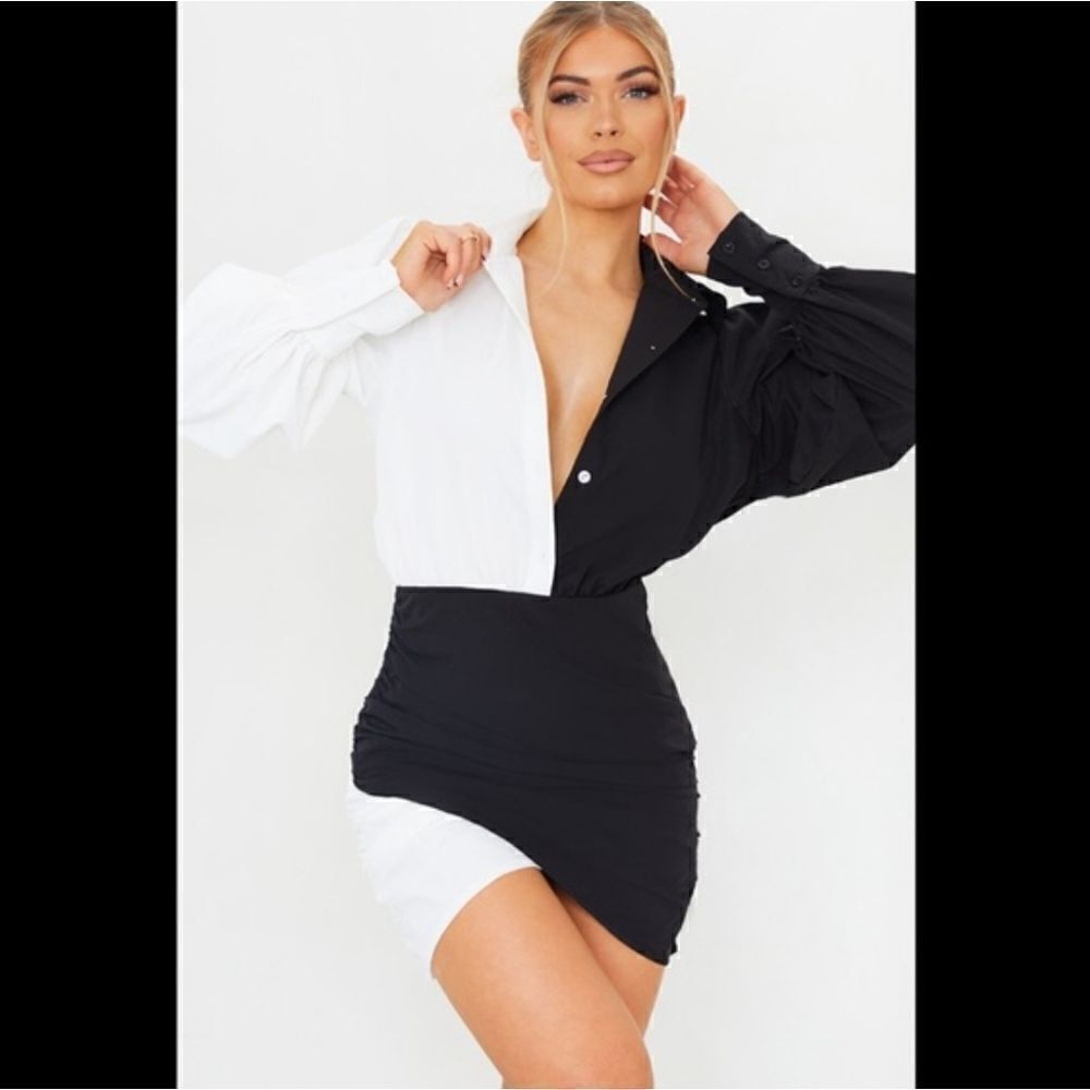 Pretty little thing colorblock dress